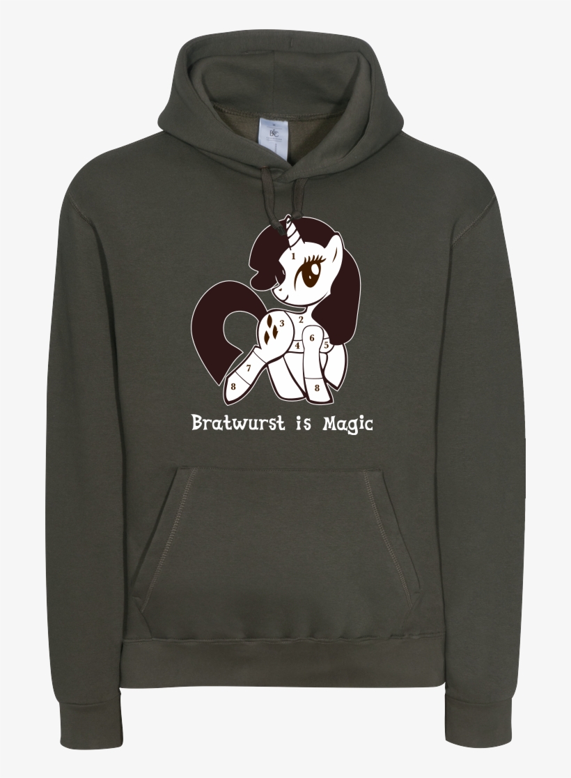 Bratwurst Is Magic Sweatshirt B&c Hooded - Hoodie, transparent png download
