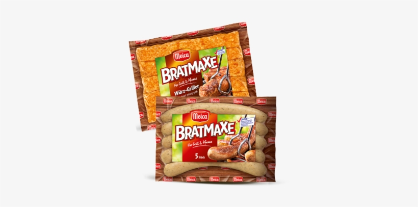 Bratwurst - Meica Bratmaxe (313 G), transparent png download