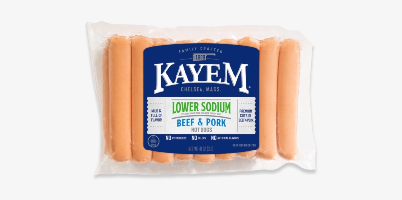 Kayem Frankfurters, Old Tyme, Natural Casing - 40 Oz, transparent png download
