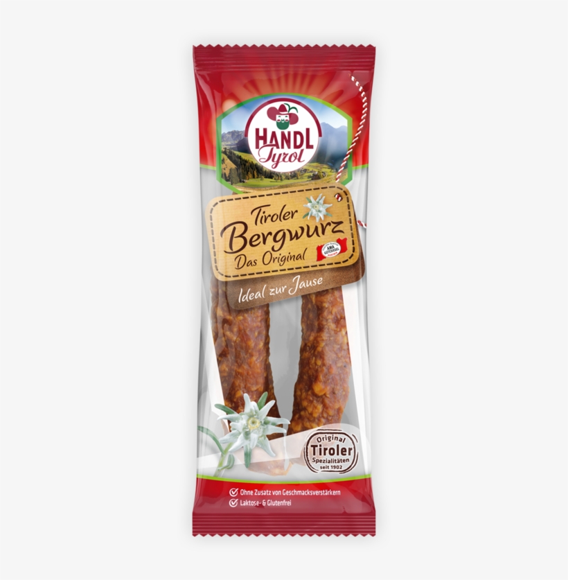 Ama Tyrolean Mountain Raw Sausage 1 Pair Handl Tyrol - Handl Tyrol Tiroler Kaminwurzerl Das Original, 100, transparent png download