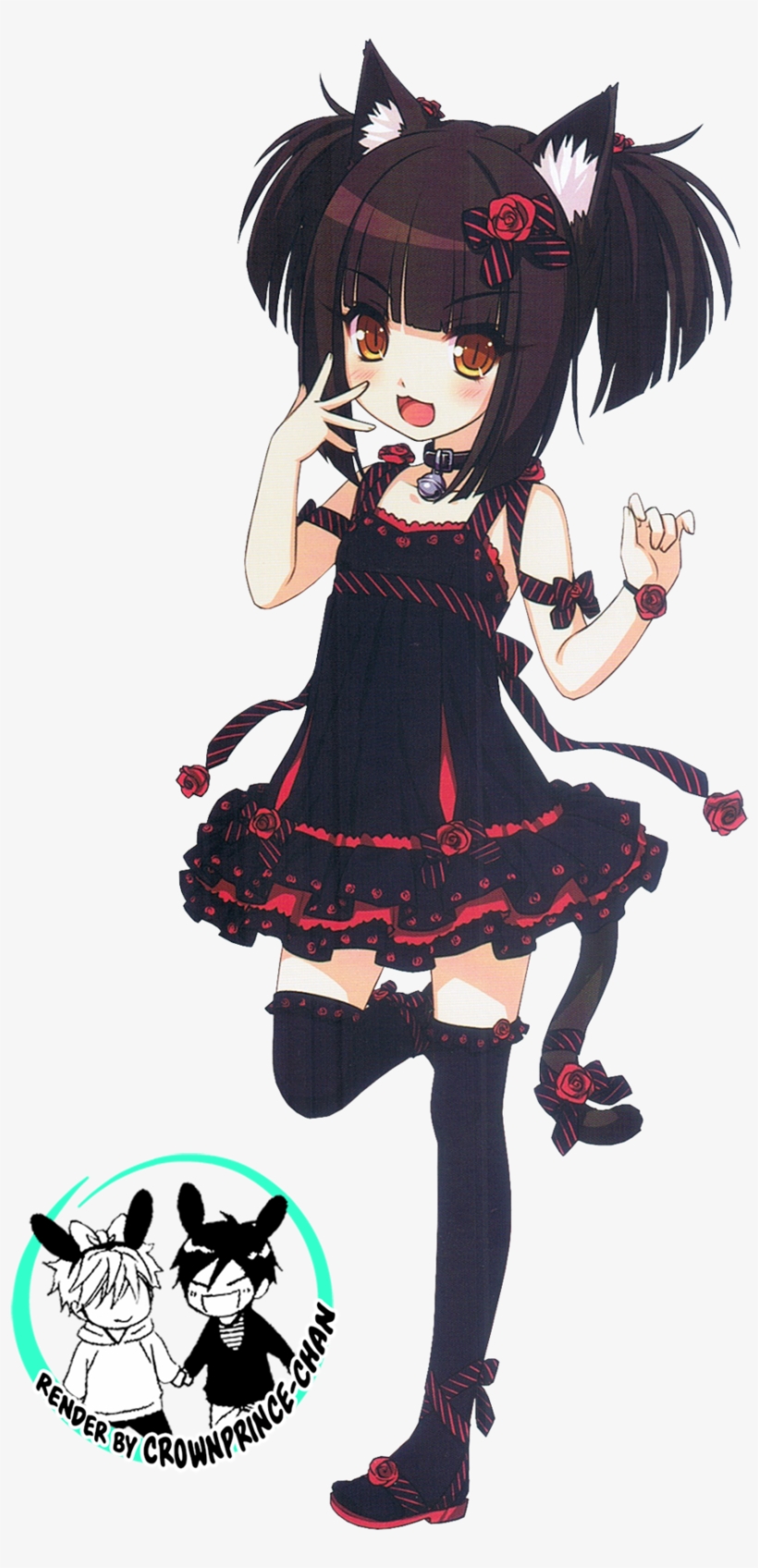 Image Result For Neko Para Chocola Anime Neko, Cat - Anime Neko Twins, transparent png download