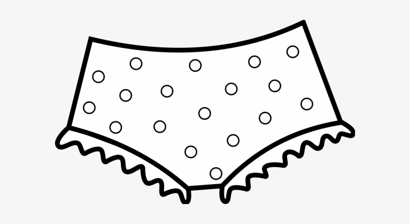 Dotted Panties Png Images 600 X - Panties Clip Art, transparent png download