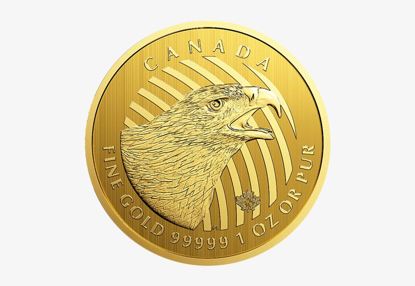 2018 Canadian Golden Eagle 1-oz - Canadian Gold Coins 1oz, transparent png download