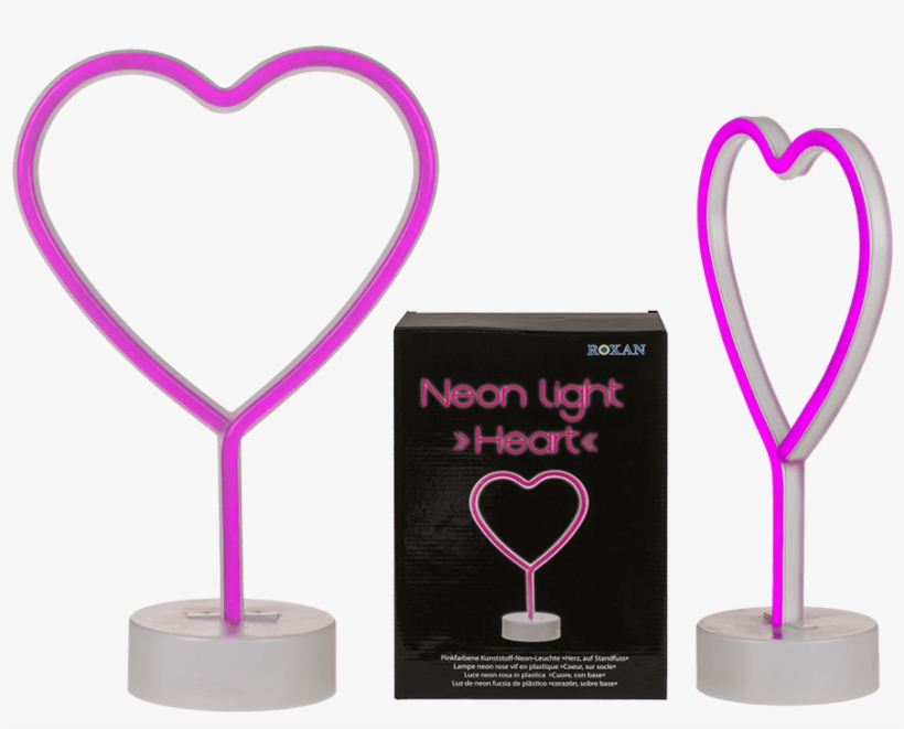 Pink Coloured Plastic Neon Light - Light Fixture, transparent png download