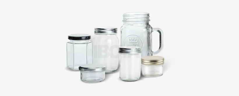 Glass Jar - Glass, transparent png download