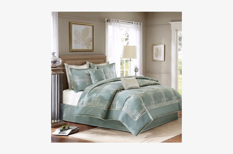 This Button Opens A Dialog That Displays Additional - Madison Park Signature Arlington 8-piece Comforter, transparent png download