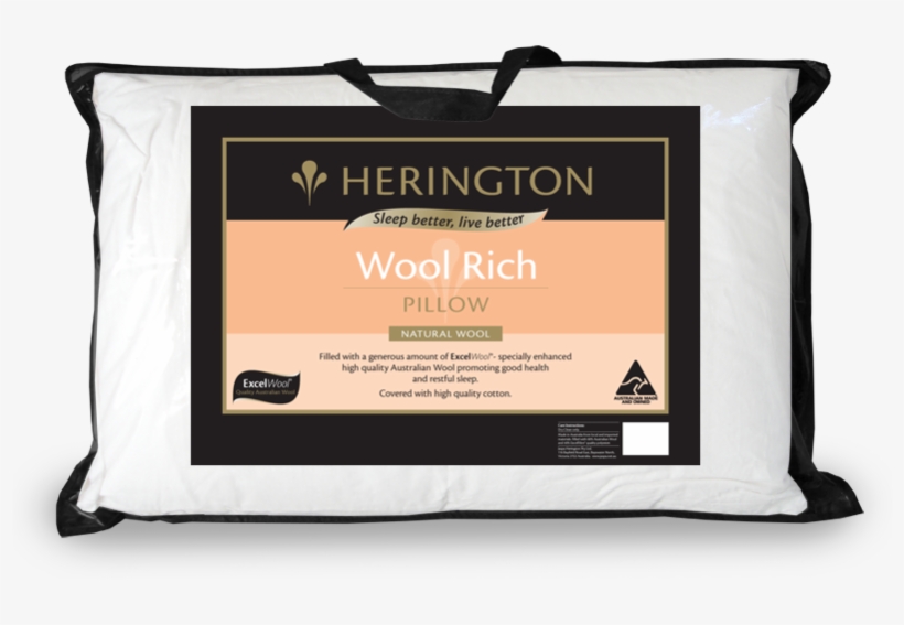 /products/herington Wool Rich Pillow - King Size Pillow Au, transparent png download