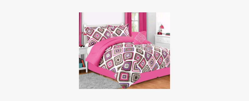 Girls Kids Bedding- Amanda Comforter Set Multi Color - Jacky Orange Circles Comforter Set, transparent png download