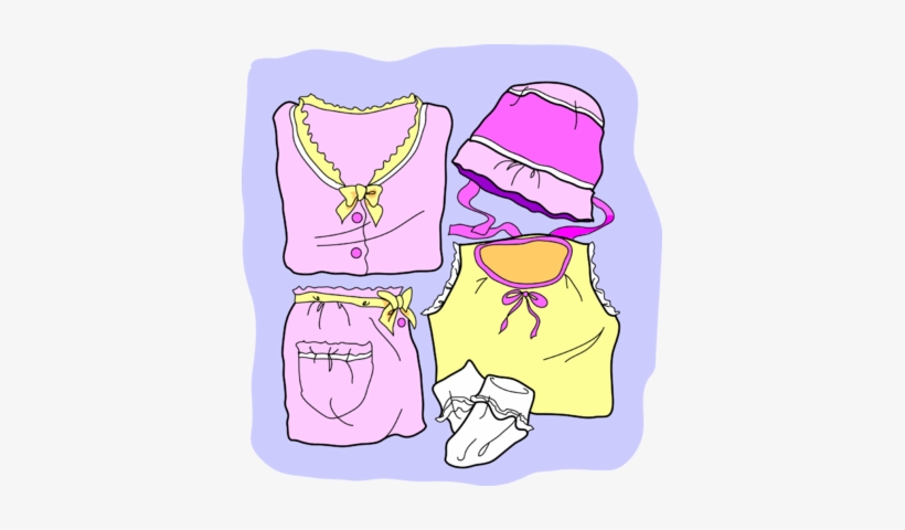 Baby Clothes - Baby Clothes Clip Art, transparent png download