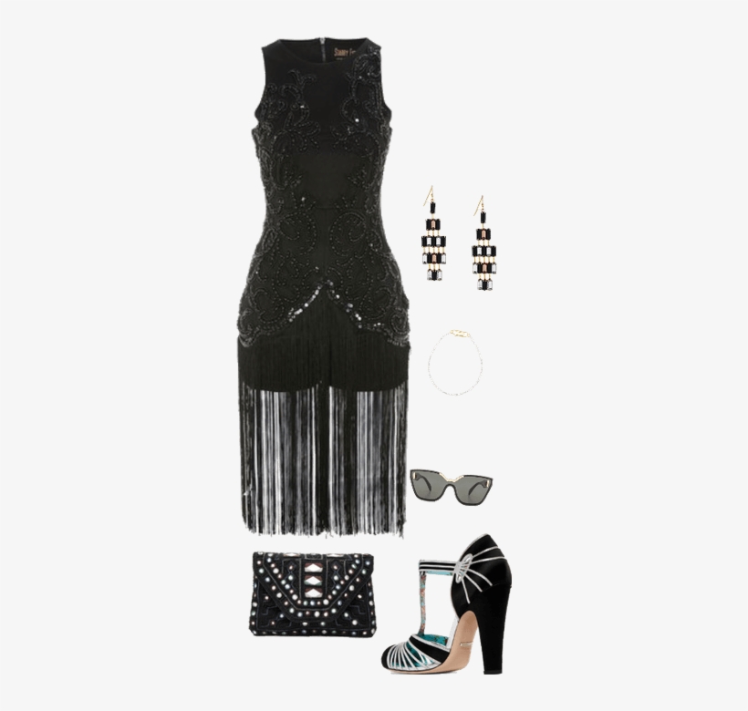 Flapper - Nicole By Nicole Miller Earrings Pierced Drop Goldtone, transparent png download