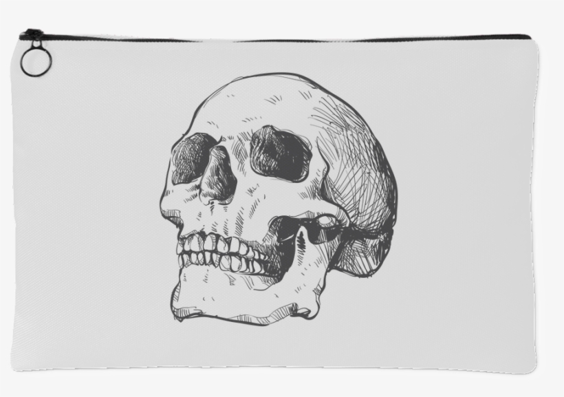 Hand Drawn Anatomical Human Skull - Love Scars, transparent png download