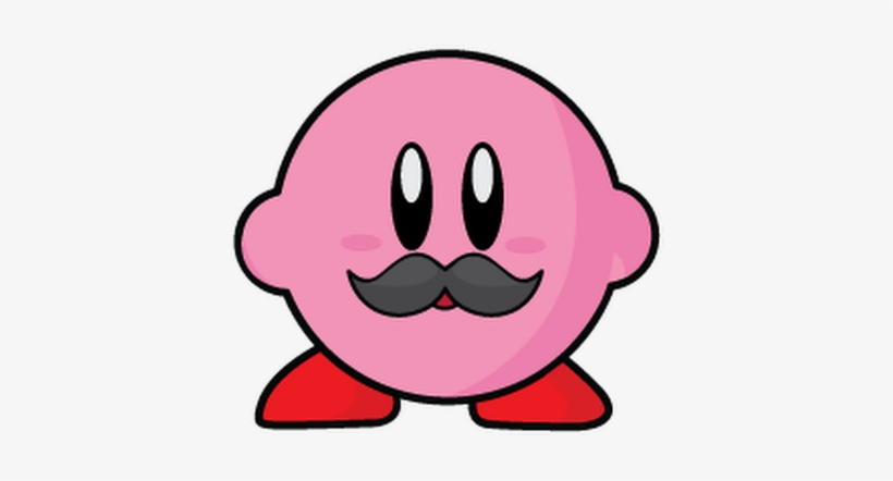 Photo - Kirby Mustache, transparent png download