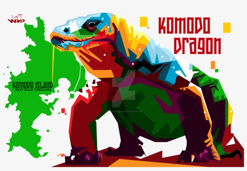Visit - Komodo Pop Art, transparent png download