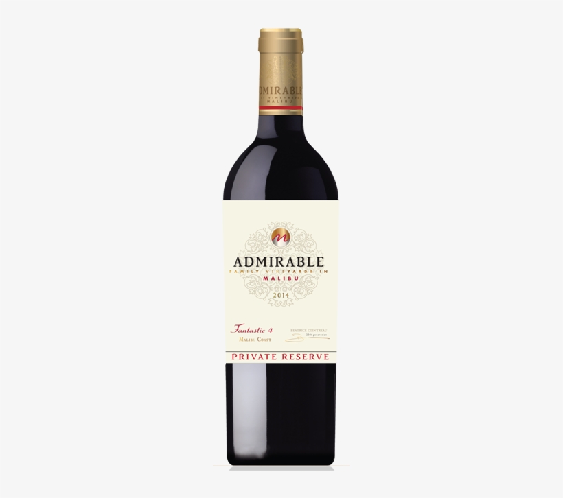 Admirable Fantastic 4 Wines Malibu Bottle - Malibu Wines, transparent png download