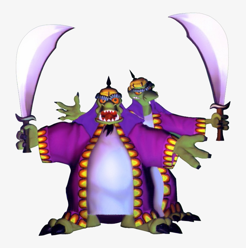 Crash 2 Komodo Brothers - Komodo Brothers Crash Bandicoot 2, transparent png download