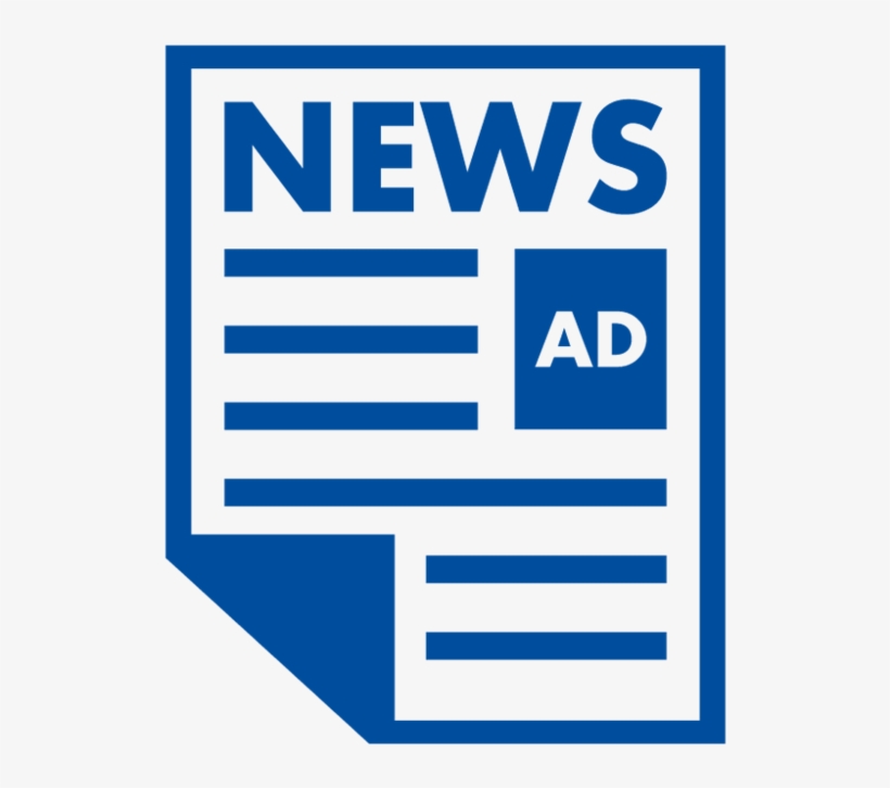 Ad Icon Smaller On Page - Print Ads Icon Png, transparent png download