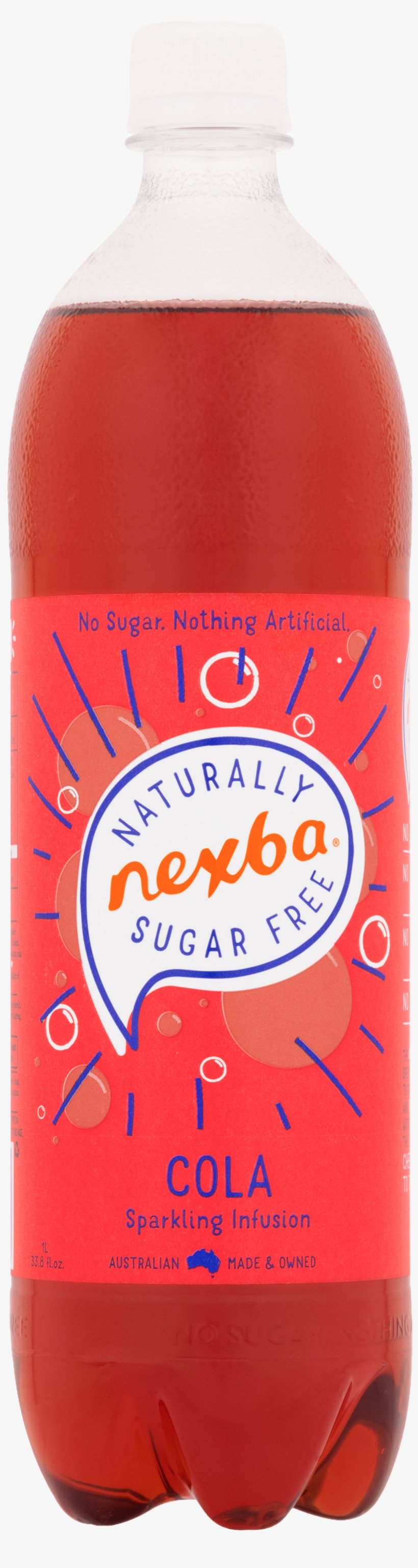 Naturally Sugar Free Cola 1l Pet - Soft Drink, transparent png download