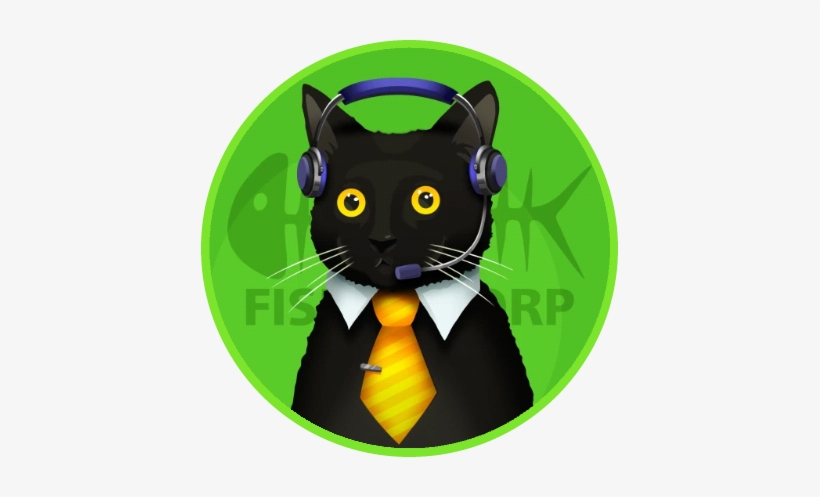 Necktie Cat Circled - Ri, transparent png download