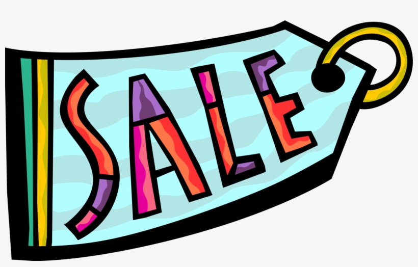 Vector Illustration Of Merchandise Sales Price Tag - Vector Graphics, transparent png download