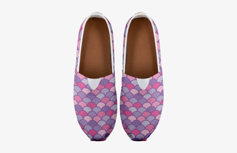 Mermaid Scales Ladies Canvas Shoes - Slip-on Shoe, transparent png download
