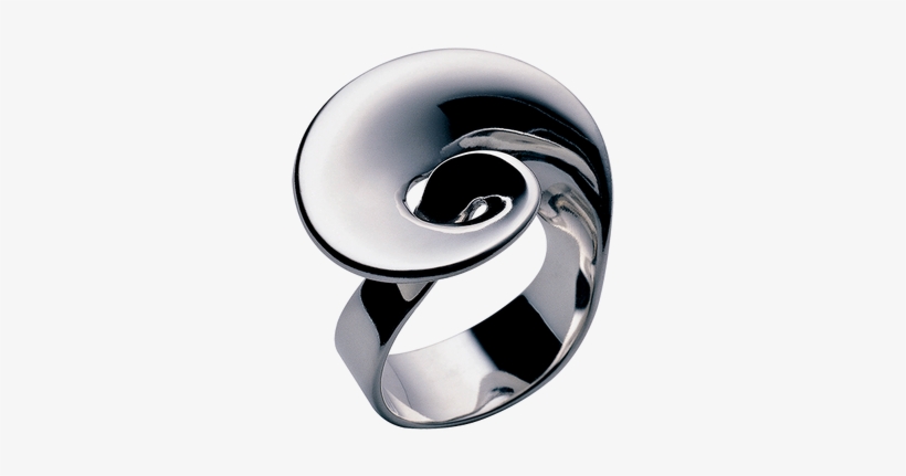 Georg Jensen Mobius Silver Ring - Mãbius Ring - Sterling Silver, transparent png download