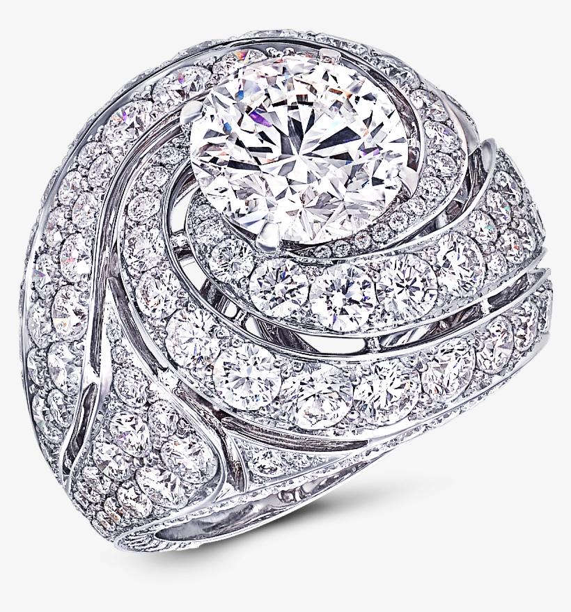Swirl Ring - Graff Diamonds, transparent png download