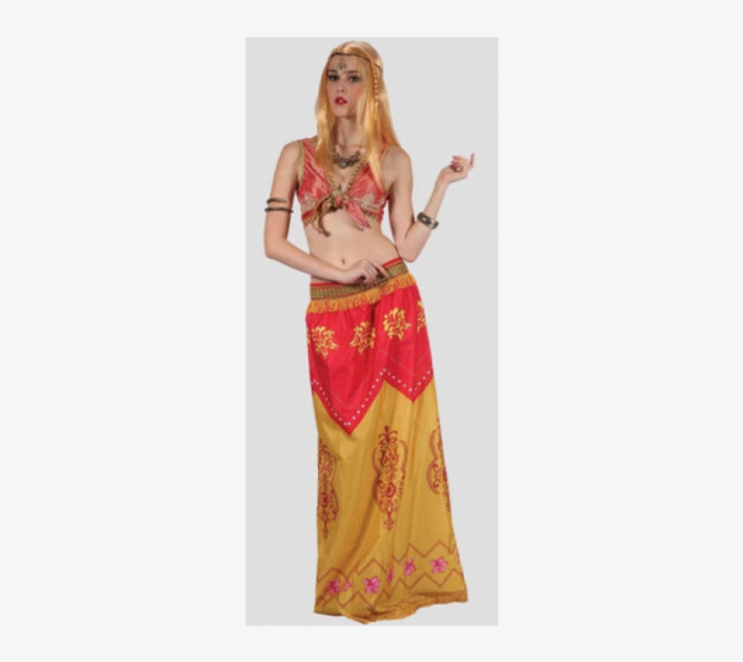 Dre1007 Belly Dancer Adult Costume - Silk, transparent png download