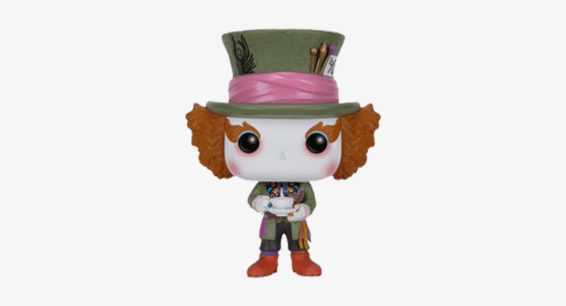 Alice In Wonderland - Alice In Wonderland Mad Hatter Funko, transparent png download