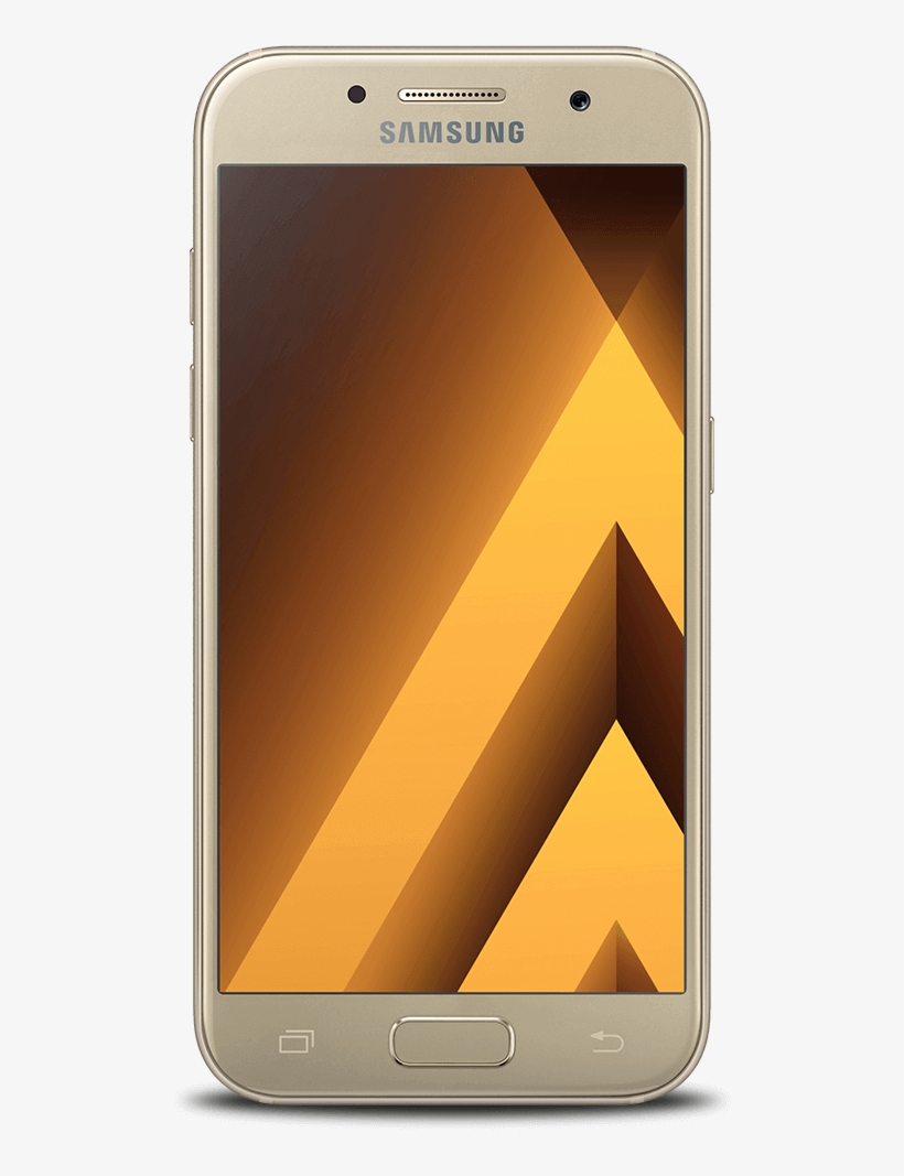 Samsung Galaxy A3 2017 16gb Gold Sand Gold Sand - Samsung Galaxy A3 2017 Lte Dual Sim Gold, transparent png download