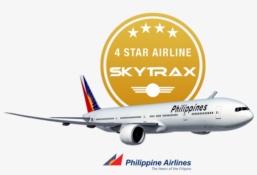 Philippine Airlines, The Heart Of The Filipino - Philippine Airlines 4 Star Skytrax, transparent png download