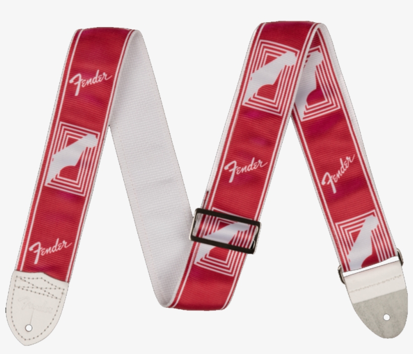 Fender 2 Monogrammed Strap, Candy Apple Red - Fender 2" Monogrammed Strap, Candy Apple Red, transparent png download