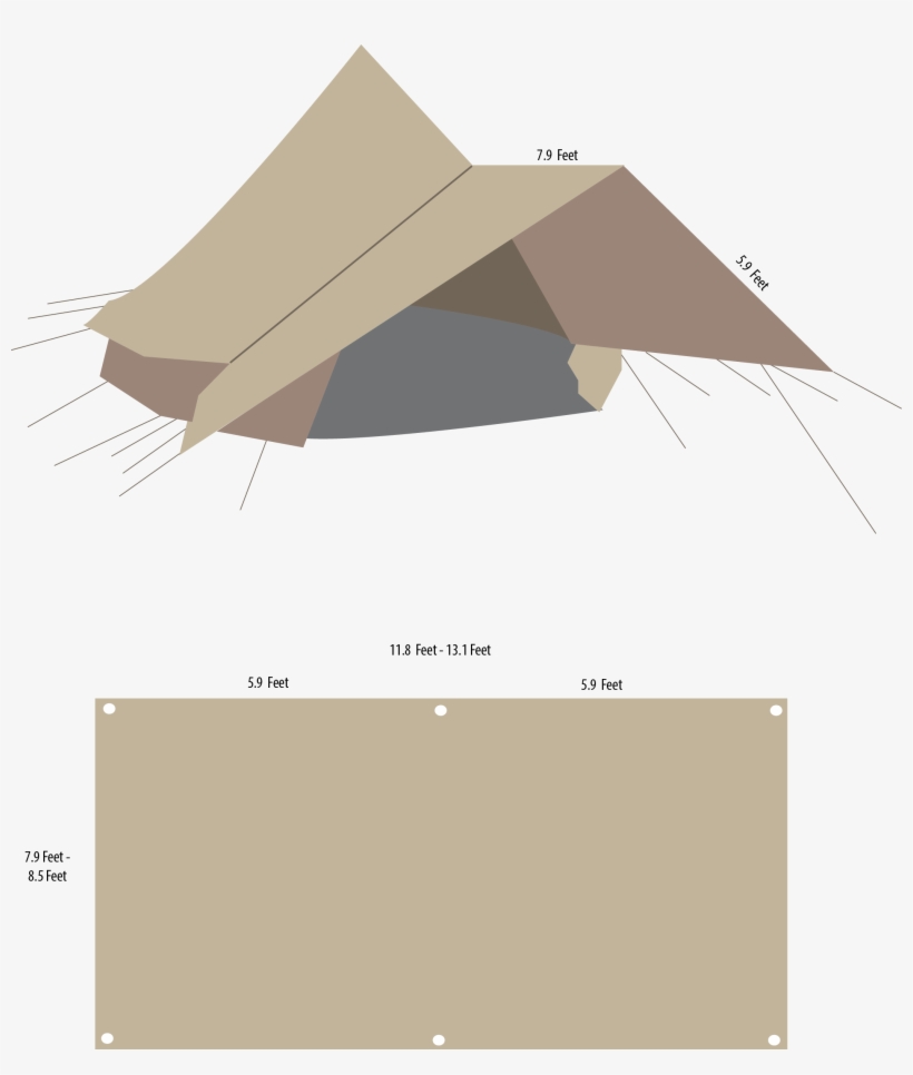 Bell Tent Awning - Bell Tent Awnings, transparent png download