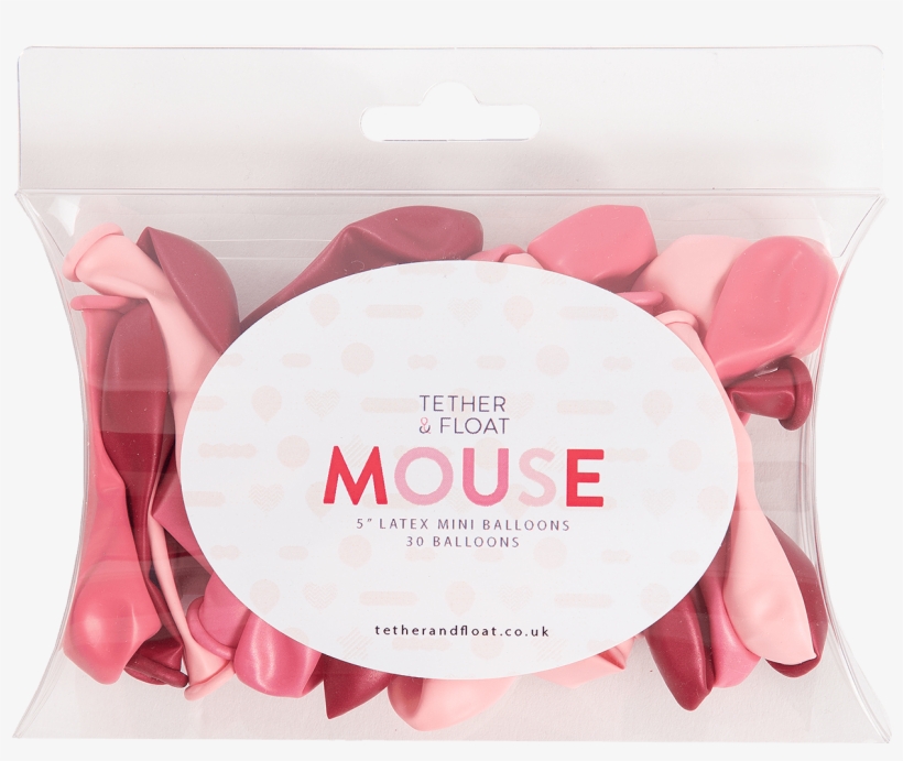 Pink Mouse Mini Balloons - Balloon, transparent png download