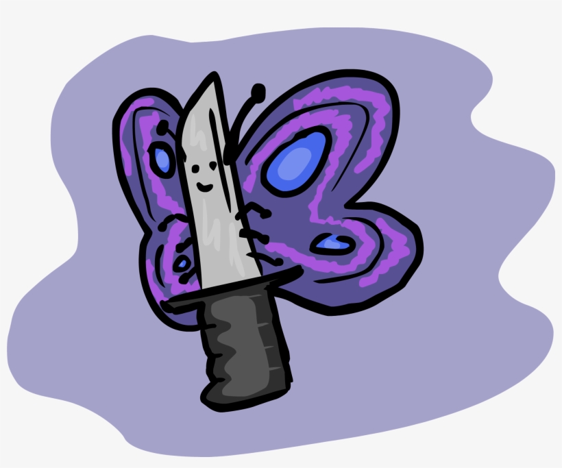 A Butterfly Knife, transparent png download