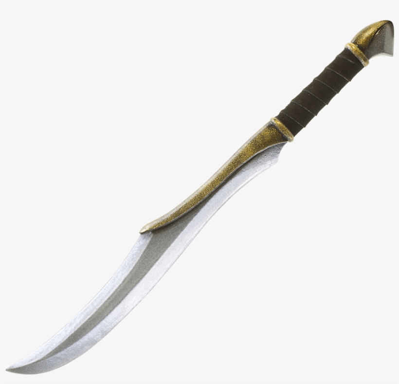 Larp Elven Short Sword - Lord Of The Rings Frodo's Sword, transparent png download