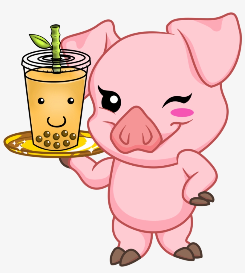 Bobaddiction Pig Fixed - Drink, transparent png download