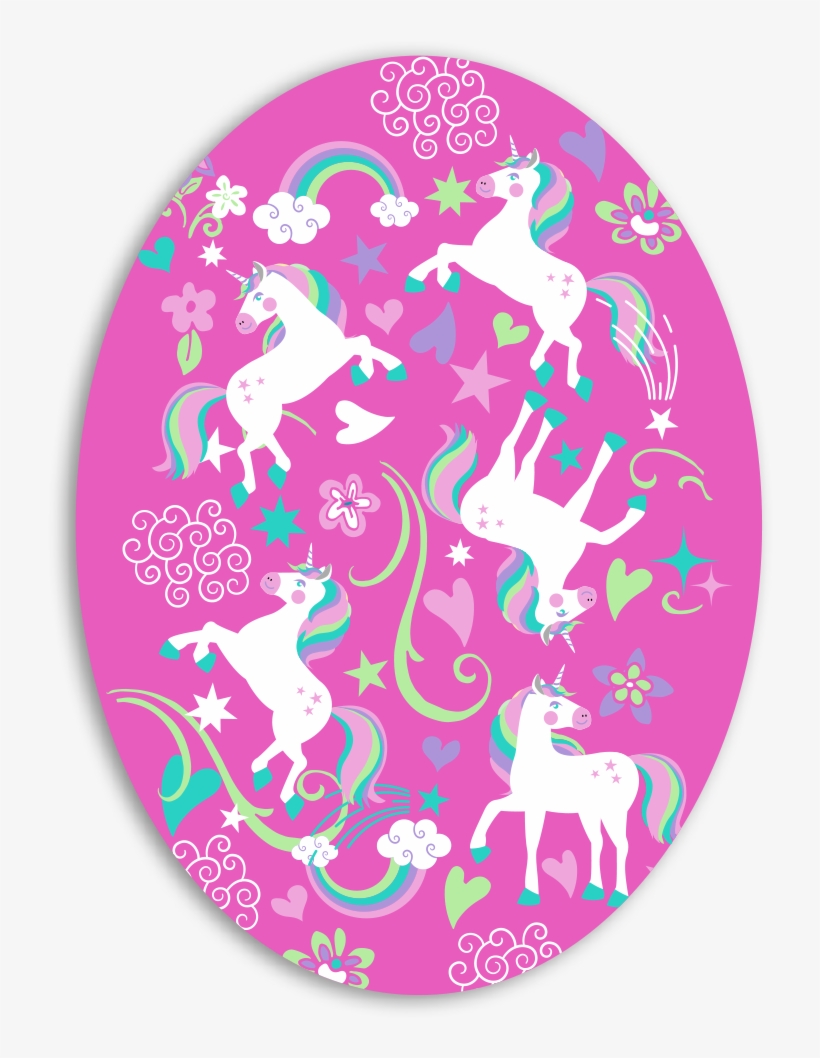 Colorful Lavender Unicorn - Illustration, transparent png download