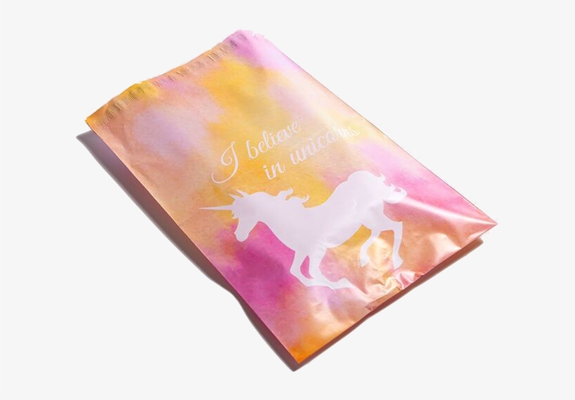 Pink Unicorn Poly Mailers - Unicorn Poly Mailers, transparent png download