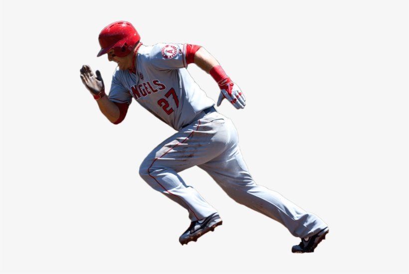 What Pros Wear Mike Trout - Mike Trout Fielding Png, transparent png download