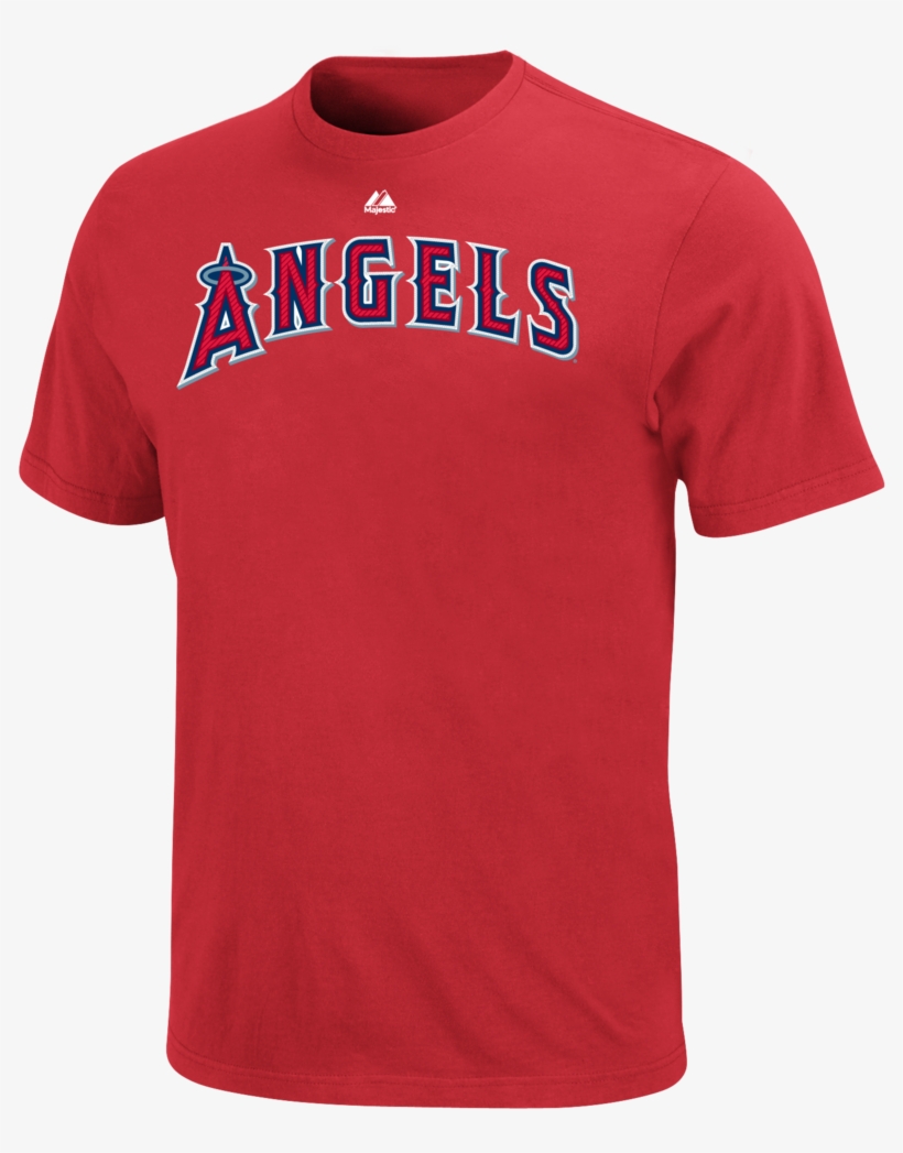Mike Trout Los Angeles Angels Of Anaheim Majestic T - Cardinals Mlb T Shirt, transparent png download