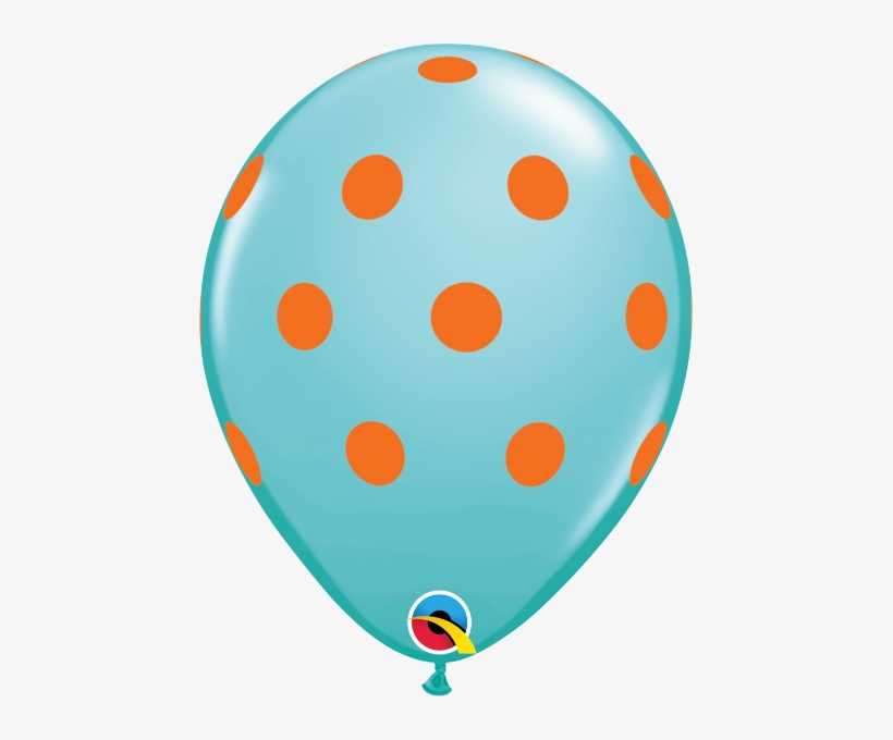 Polka Dots Balloons - Baby Blue Balloon, transparent png download