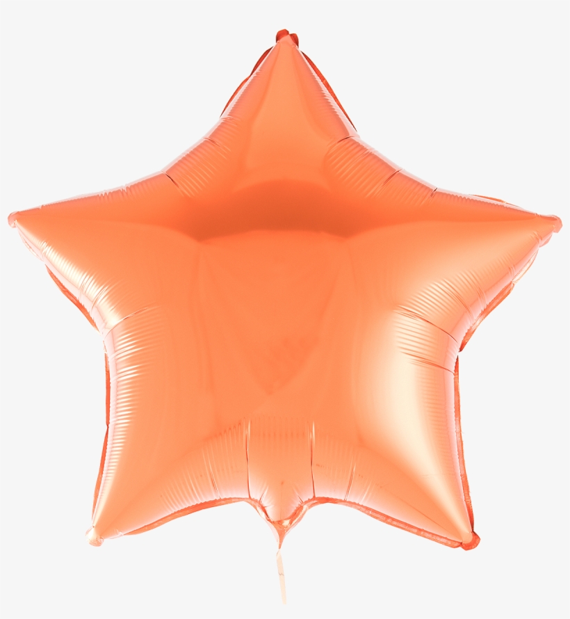 Orange Foil Star - Foil, transparent png download