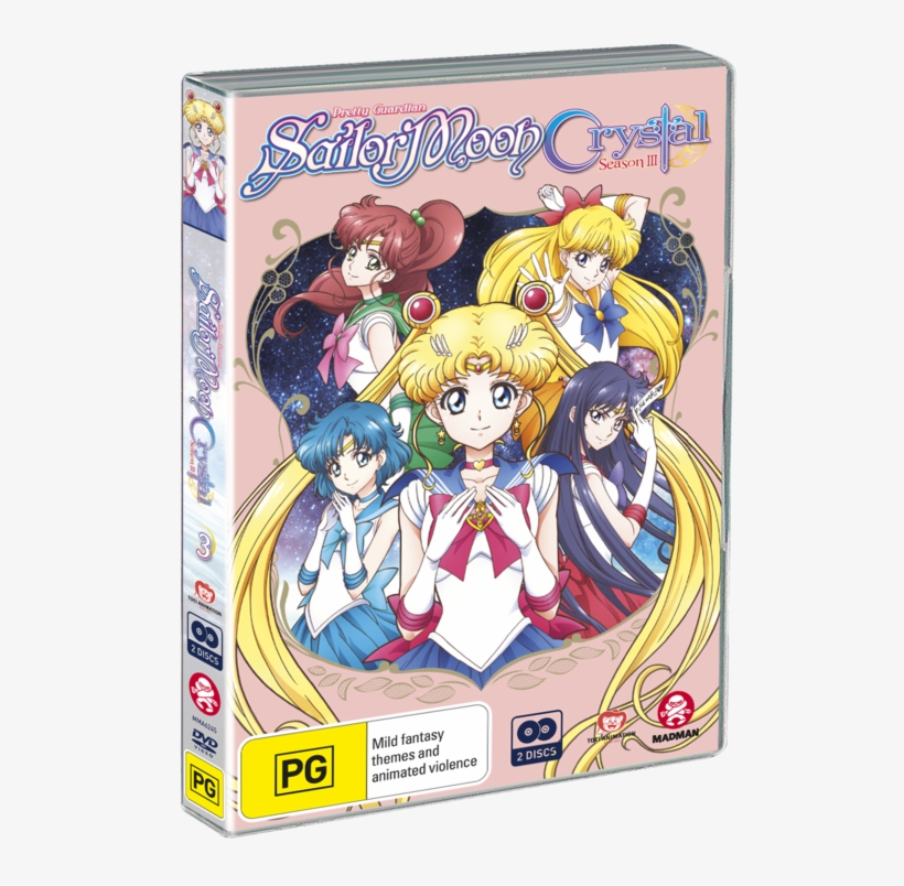 Sailor Moon Crystal Set 3 - Sailor Moon Crystal Dvd Cover, transparent png download
