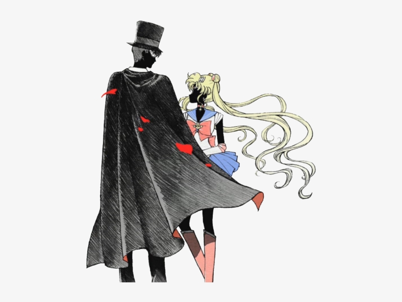 “sailor Moon Crystal Eyecatch Transparent ” - Sailor Moon And Tuxedo Mask Transparent, transparent png download