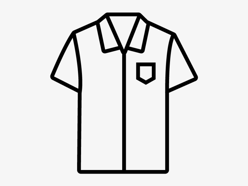 Hawaiian Shirts - T Shirt Vector Line, transparent png download