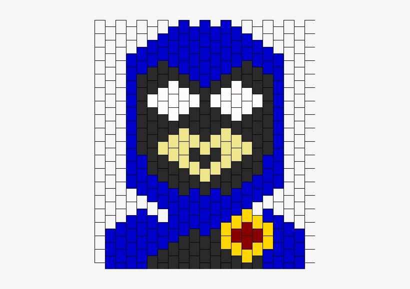Raven Teen Titans Bead Pattern - Kralenplanken Teen Titans Go, transparent png download