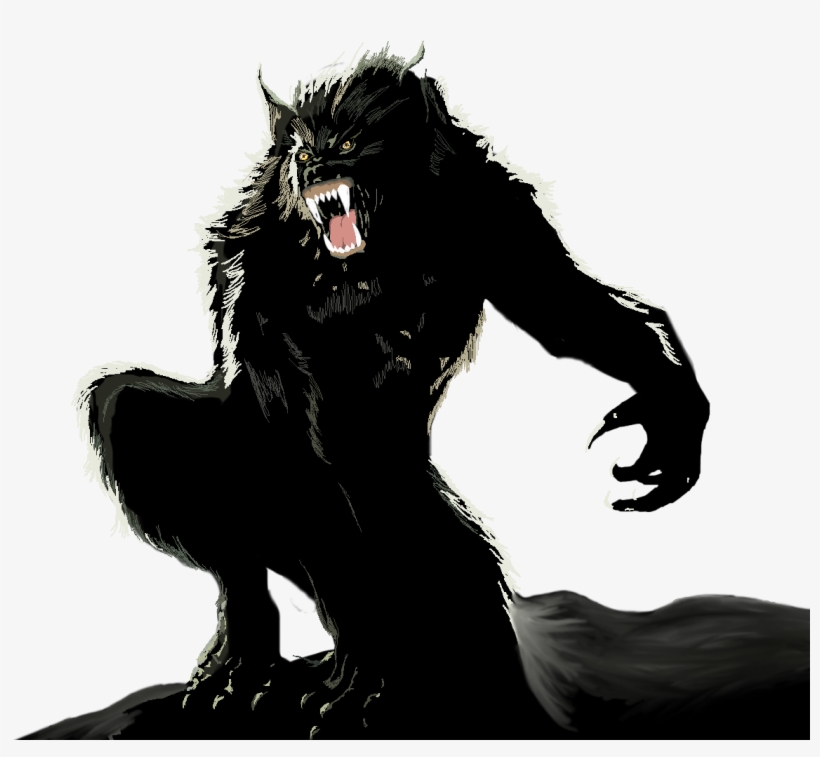 I Actually Started This Time By Redrawing The Wolf-man - Werewolf, transparent png download