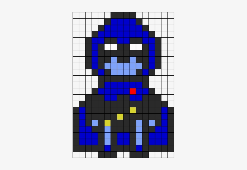 Raven From Teen Titans Perler Bead Pattern / Bead Sprite - Teen Titan Perler Beads, transparent png download