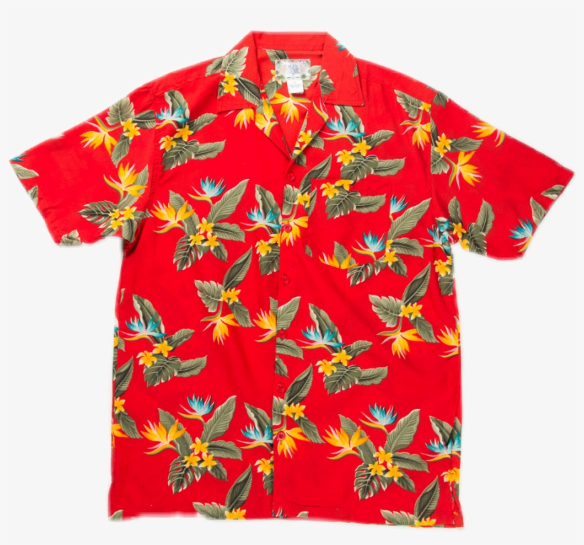 Hawaii Sticker - Red Hawaiian Shirt, transparent png download