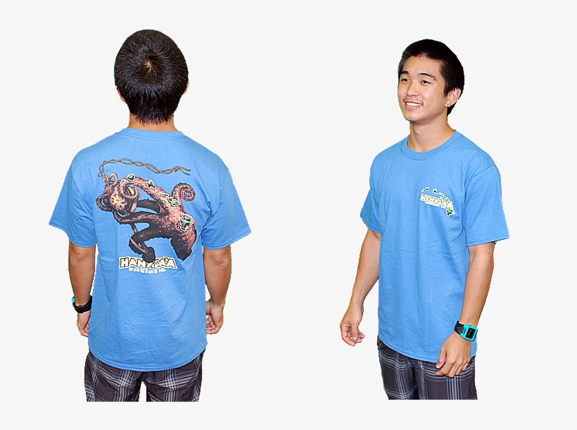 Tako Hawaiian Islands T-shirt - Active Shirt, transparent png download